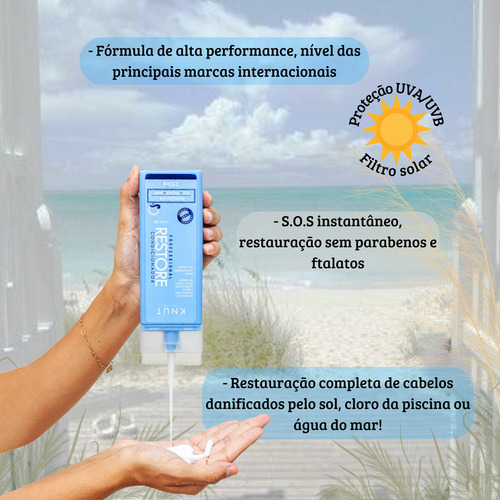 Restauração Capilar Shampoo Condicionador Profissional Creme