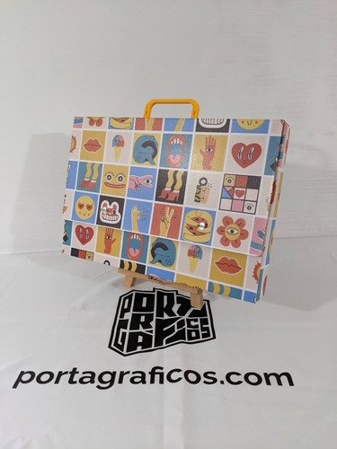 Imagen 3 de 3 de Portaplanos Marca: Portagráficos Mod. Stiker-1 / Tabloide