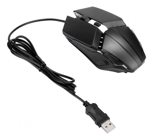 Mouse Gamer Cableado Con Luces Led H-20