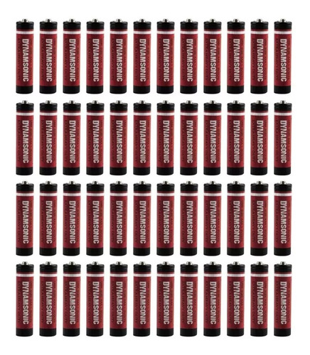 Pilas Baterias Dynamsonic Aa Tamaño 1.5 Voltios Paquete De 48 Unidades Extra Duración R6