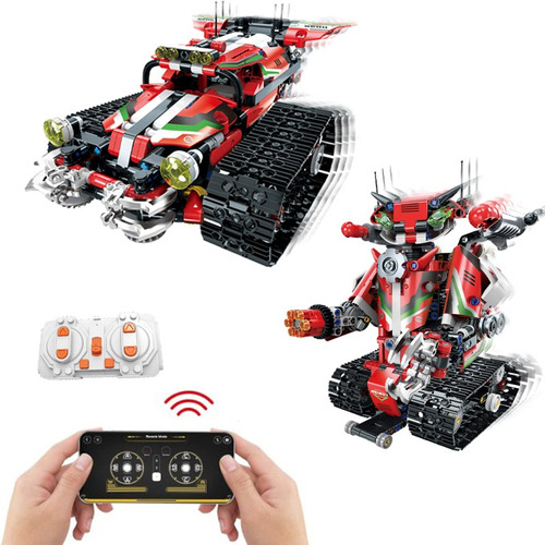 Robot Bumblebee Transformador Control App. Color Rojo Personaje Rojo