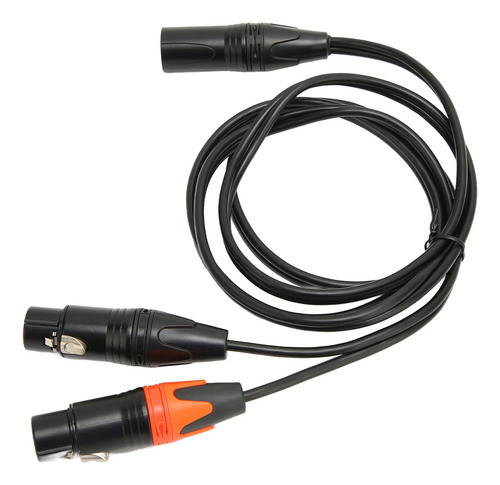 Micrófono Divisor Tipo Y Con Cable Xlr Macho A Doble Hembra