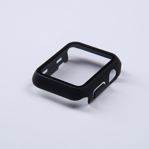 Case Bumper Película Vidro Hprime Apple Watch 7 45mm Cor Preto