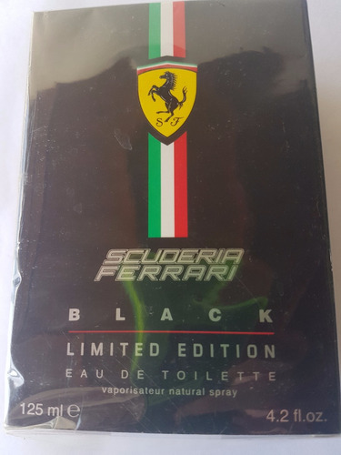 Perfume Scuderia Ferrari Black Limited Edition 125ml