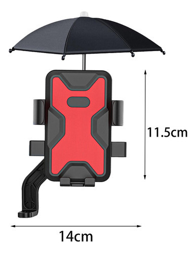 Suporte De Telefone Guarda-chuva Para Motocicleta, Mini