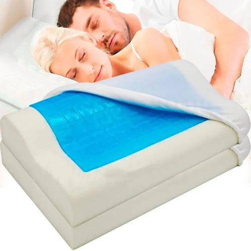 Combo X Dos Almohadas Memory Gel Duo Ortopédicas+ Funda