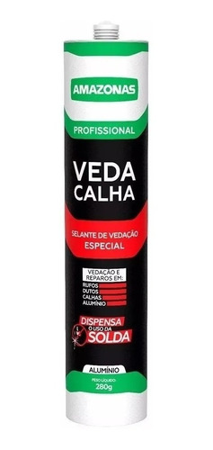 Imagem 2 de 2 de Kit 12und Veda Calha Amazonas Bico Aplicador Adesivo Vedante