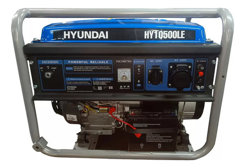 Generador Monofásico 10kw 220v 40l Hy10500le Hyundai Plaza
