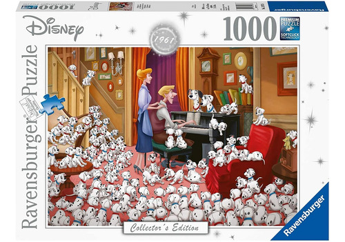 Rompecabezas Ravensburger Disney 101 Dalmatians De 1000 Piez