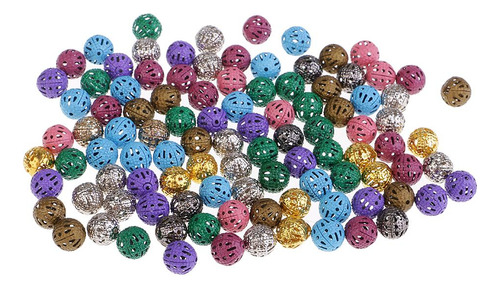 4 X 100pcs Abalorios De Hierro De Gargantilla De Para