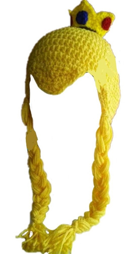 Gorro Princesa Mario Bros Crochet