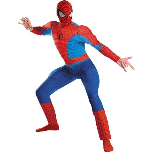 Disfraz Spider- Man Para Adulto Talla X Large (50-52)-