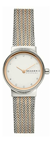 Reloj Skagen Freja Para Mujer, Pulsera De Acero Inoxidable