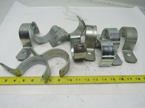 2-1/2  Emy & Condo Single Hole Steel Strap Lot Of 10 Ssc