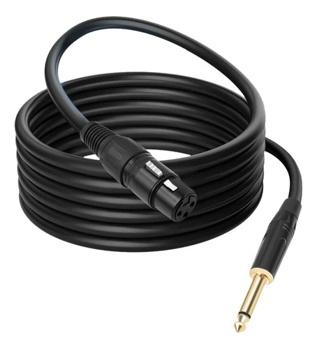 6.35 Mm Trs A Xlr Cable Cable Audio Audio Reducción De 10m