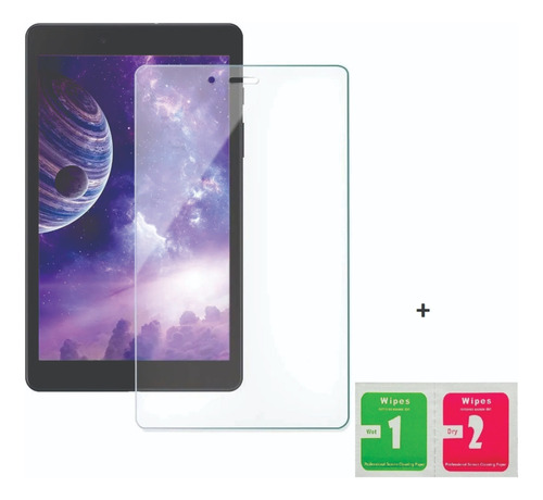 Tela Touch Compatível Tablet Sm-t110 Tab 3 + Película Vidro Preto