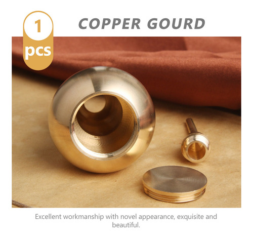 Decoración De Calabaza De Cobre, Elegante, Creativa, Artesan