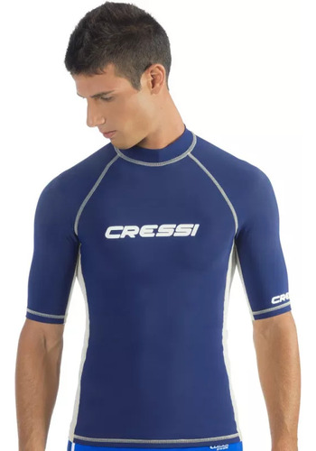 Rashguard Natación Cressi Classic Azul Hombre Ulw4723