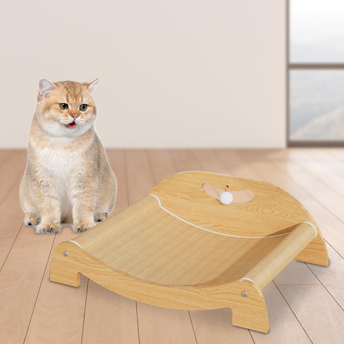 Rascador Para Gatos, Nido Para L Con Bola De Respaldo