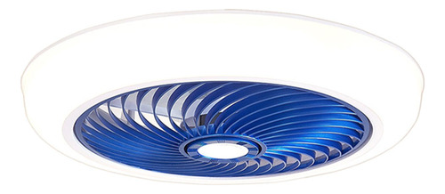 Ventilador De Techo Con Luces Lámpara De Ventilador Azul