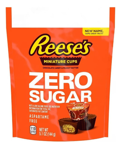 Chocolate Resees Sugar Free Cups Libre De Azucar