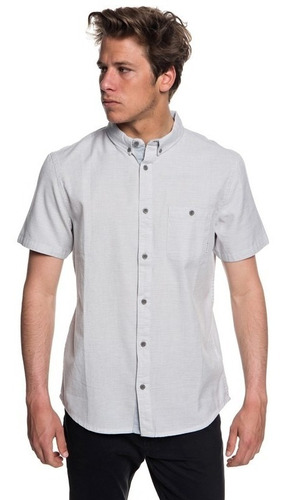 Quiksilver Camiseta de manga larga para hombre con dise/ño de cascada