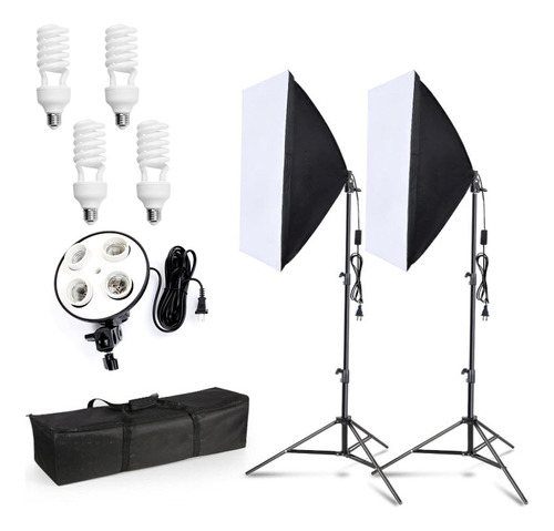 Kit Iluminacion Continua Fotografia 2000w Video Studio