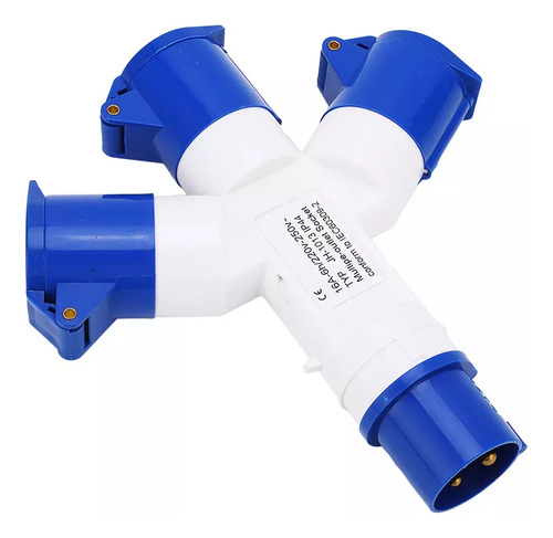 Conector Plugue Industrial: Soquete De 1 Entrada, 3 Saídas!