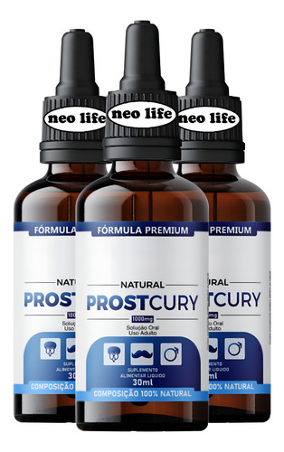 5x Prostcury 30ml Original - Fórmula Avançada - Oficial Prostcury