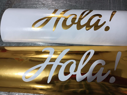 Vinilo De Corte Dorado Adhesivo Autoadherible Para Manualida
