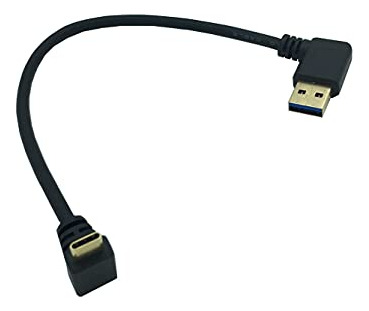 Cable Usb C A Usb Macho Corto, Usb A A C En Ángulo Recto C