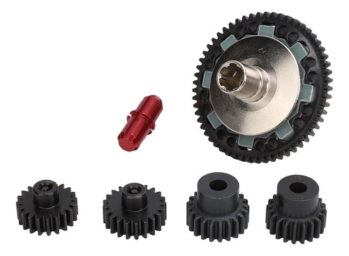 Red Red Rc Slipper Gear 57t 0.8mod Set De Acero Endurecido 2