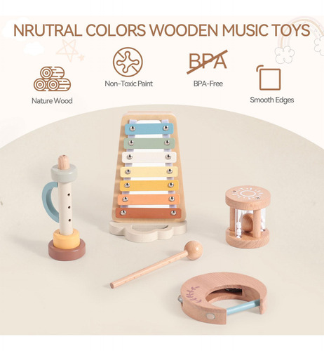 Instrumento Musical Para Niños, Juguetes Campana De Juguete