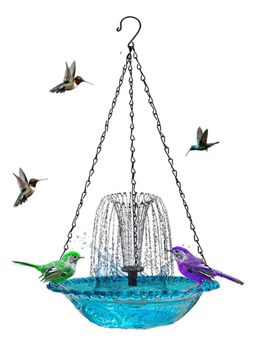 Baño Solar Para Pájaros Baño Para Pájaros Con Fuente De Agua