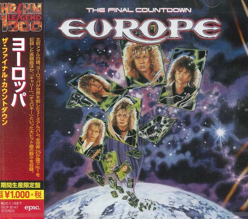 Europe The Final Countdown Obi Cd Jap Nuevo Musicovinyl