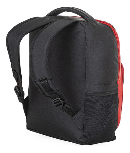 Mochila Deportiva Gilbert Club Rucksack V3 Urbana - Olivos Color Negro/rojo Diseño De La Tela Liso