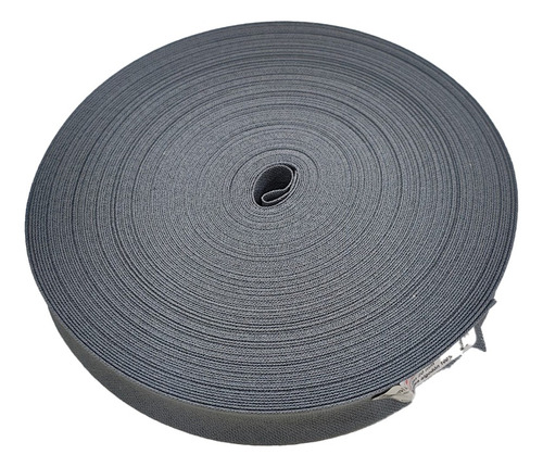 Cinta Bies De Algodon 20mm X 25mts Gris Medio 03 Lisa