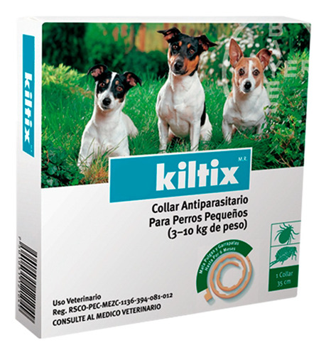 Collar Kiltix Antipulgas Y Garrapatas Para Perro Chico