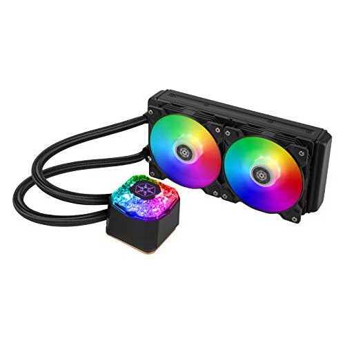 Silverstone Icegem 240p, Enfriador Líquido Aio Argb De 240 M