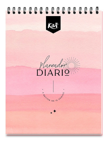 Planeador Diario Kiut Norma 60 Hojas Y Calcomanías
