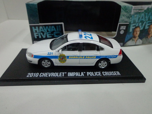 Chevrolet Impala Hawai Five Policia 2010 1/43 Green Light