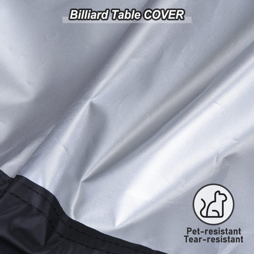 Patikil Funda Para Mesa De Billar De 8 Pies Impermeable Para