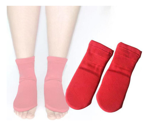Para Protector De Pie Elástico Fitness Empeine Talla L Rojo