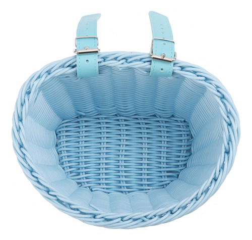 Cesta Para Bicicleta Para Niños, Cesta Delantera Tejida De M