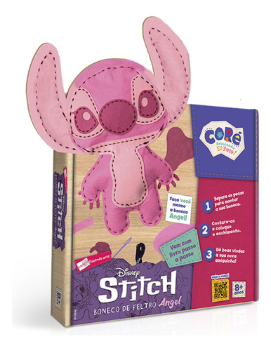 Boneco De Feltro Angel - Coleção Fazendo Arte - Toyster