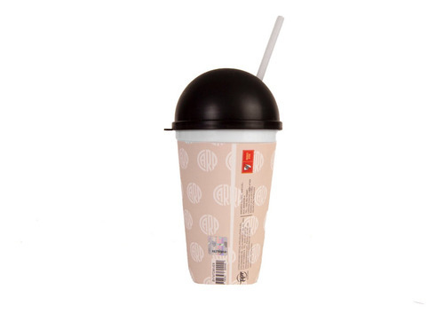 Vaso Big Life River C/tapa Domo Rojo Blanco Unisex