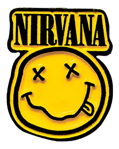 Pin Nirvana  Prendedor Metalico  Rock Activity 