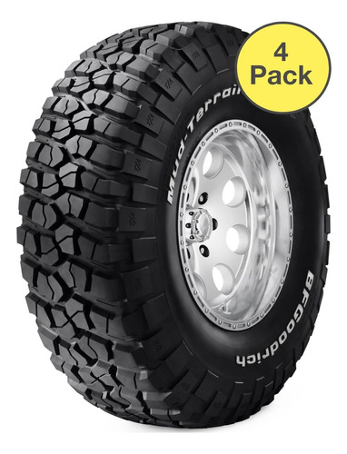 Paq 4 Llantas Bfgoodrich Mud-terrain T/a Km2 33x10.50r15lt