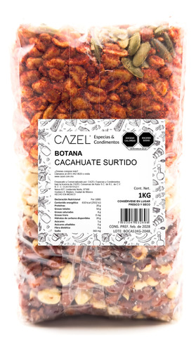 Botana Cacahuate Surtido 1kg