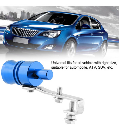 Tubo De Escape Universal Turbo Whistle Para Automóvil Atv